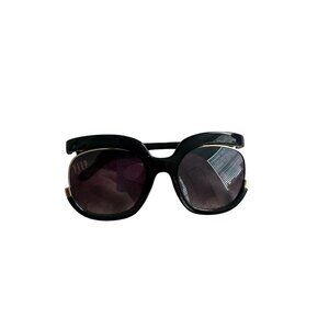 PEEP EYEWEAR Womens Black Oversized Sunglasses